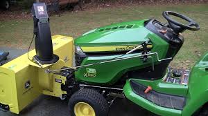 New john deere 165 lawn cart we just assembled cart from nos, missing font latch and 3 bolts. John Deere 47 Snow Blower Installation On X590 Tractor Youtube