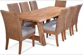 Accent furniture and accessories complete your home. The Farmhouse 5 Pc Dining Set Made Of Solid Cedar Wood And Natural Wicker Chairs Model 835 075s Live Edge Dining Room Rectangle Dining Set Side Chairs Dining