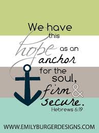From acts 27:29, 30, 40, it would appear that the roman vessels carried several anchors, which were attached to the stern as well as to the prow. Bible Quotes From The Anchor Quotesgram