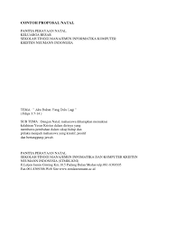 Download contoh proposal kegiatan pemilihan duta kampus. Contoh Proposal Non Formal Kegiatan Sekolah Kronis R