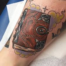 Lucy Blue On Instagram Spellbook From Hocus Pocus Today On The Lovely Karla Thanks Bit Shiny Wraps Done Usin Small Tattoos Tattoos Tattoos And Piercings