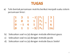 Maybe you would like to learn more about one of these? Solusi Persamaan Linier Ppt Download