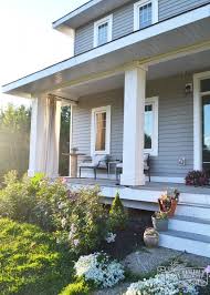 How to wrap existing porch columns in stained wood and build a craftsman style base unit to add character and curb craftsman style house plans with a front porch, exposed beams and stately columns are the perfect american home. Pin On Exterior Curb Appeal