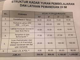 1 tahun, 2, 3, 4 atau 5 tahun. Jpj Umum Penetapan Harga Siling Belajar Lesen Memandu Arena Permotoran