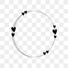 Circle Love Frame Clipart Png Vector Element Heart Frame Circle Frame Png And Vector With Transparent Background For Free Download Frame Border Design Frame Logo Circle Frames Clipart