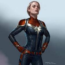 Avengers Endgame Captain Marvel With New Haircut Google Search Captain Marvel Marvel Concept Art Captain Marvel Carol Danvers