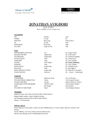 How To Create A Professional Acting Resume Acting Career Tips Advice Talent Pages