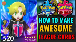 Our office is now operating virtually, answering all your mah jongg questions monday through friday. How To Design Your Own League Card In Pokemon Sword And Shield Youtube