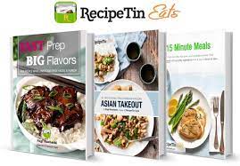 Download our free recipe ecookbooks now for tons of quick and easy recipes, meal planners, cooking tips and tricks and much more. Free Recipe Books Recipetin Eats