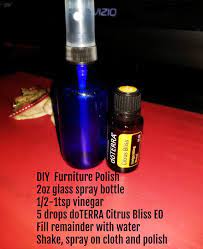 Doterra Furniture Polish Essential Oils Cleaning Furniture Polish Glass Spray Bottle