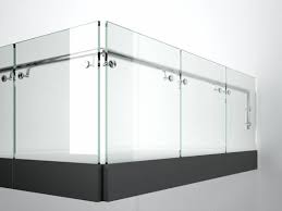 Strong, yet lightweight aluminum glass railing system. Glass Handrail 7 Railclone Library For 3ds Max