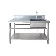 Maybe you would like to learn more about one of these? Hotel Equipment Commercial Kitchen Stainless Steel Cutting Board Work Prep Table With Double Sink From China Tradewheel Com