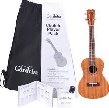 cordoba concert ukulele player pack