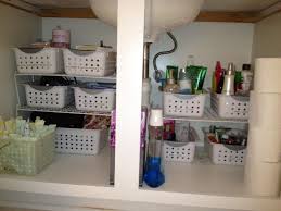 bathroom cabinet organization