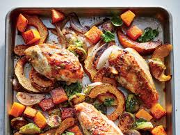 Bake for 20 minutes until vegetables are crispy. 30 Sheet Pan Dinners Cooking Light