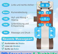 Full Body Massage Mat, 3D Body Stretching & Lumbar Traction ...