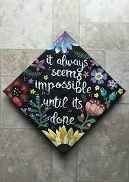 25 Of The Prettiest Diy Graduation Caps You Ll Ever See Gurl Com Graduation Cap Decoration Graduation Diy College Graduation Cap