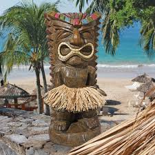 It doesn't take much to make a hawaiian wedding pretty. Design Toscano Pau Hana Hawaiian Tiki Totem Statue Reviews Wayfair Ca