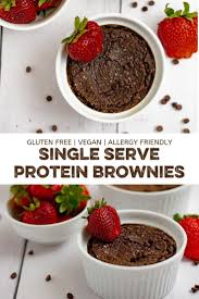 Single Serve Brownies Are The Perfect Size Sweet Treat Packed With Protein T Healthy Snacks Recipes Clean Eating Vegetarian Recipes Healthy Breakfast Recipes