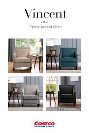 Vincent Fabric Accent Chairs Are Sleek And Comfortable With High Density Foam Seat Cushionin Fabric Accent Chair Arm Chairs Living Room Chairs For Small Spaces