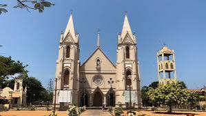 Katuwapitiya Church coastal road north Negombo Catholic fishermen seafront colonial Sri Lanka
