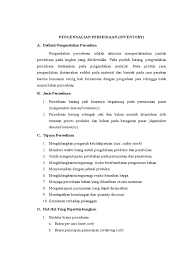 Kegiatan adalah bagian dari program yang dilaksanakan oleh satu atau lebih unit kerja pada skpd sebagai bagian dari pencapaian sasaran terukur pada suatu program dan terdiri dari sekumpulan. Pengendalian Persediaan