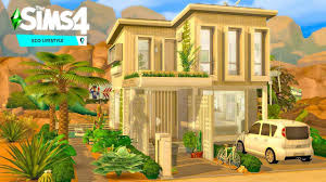 The sims 4's eco lifestyle expansion pack will launch simultaneously on pc, xbox one, and ps4 come 5th june, and it'll cost £34.99/$39.99 . Tiny Eco House The Sims 4 Eco Lifestyle Speed Build Sims 4 House Design Sims House Design Sims House Plans