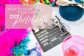 Blow up wedding photo booth props. How To Make A Diy Photo Booth