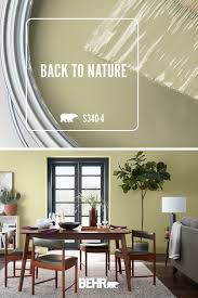 Inspire Your Next Diy Home Improvement Project With The Behr 2020 Color Of The Year Dining Room Colors Dining Room Wall Color Green Living Room Paint Colors