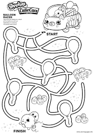 The ultimate (free!) printable collection. Easy Shopkins Maze For Kids Coloring Pages Printable