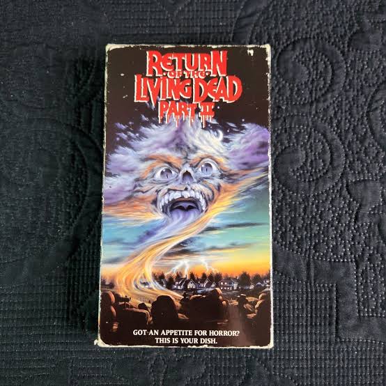 Return of the Living Dead Part II 2 VHS Tape Movie Zombies Horror