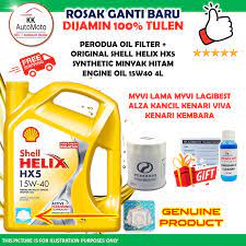 Maybe you would like to learn more about one of these? Perodua Oil Filter Shell Helix Hx5 15w 40 15w40 Minyak Hitam Engine Oil 4l Myvi Lama Lagibest Alza Kancil Kelisa Kenari Viva Lazada