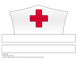 Digital Download Papier Krankenschwester Hut Druckbare Etsy Nurse Hat Hat Template Nursing Cap