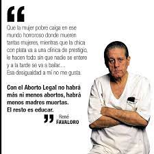Frases de apoyo para observaciones en boleta de calif. Que Opinaba Rene Favaloro Sobre El Aborto Ciudadanos La Voz Del Interior