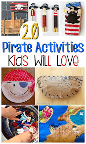 Birthday Activities For Kids 20 Pirate Activities For Kids The Mom Creative In 2020 Pirate Activities Pirate Crafts Preschool Pirate Crafts Kids