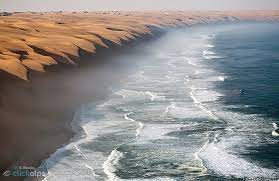 Although not as large as the sahara (which of course is the world's largest desert), the namib is often referred to as the world oldest desert. Where The Namib Desert Meets The Sea Amusing Planet