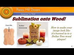 33 Dye Sublimation On Wood Using 3m Laminate Pouches Youtube Sublime Wood Laminate