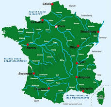 The two most important mountain ranges of france are the alps and the pyrenees. A Map Showing The Main Rivers Of France