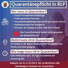 Befolgen bürger die darin festgelegten vorgaben nicht, drohen sanktionen. Rheinland Pfalz Ab Heute Gelten Neue Regeln Fur Die Quarantane Demnach Mussen Sich Personen Die Mit Dem Coronavirus Infiziert Sind Sofort Und Ohne Weitere Anordnung Selbststandig In Hausliche Quarantane Begeben Dazu Ist