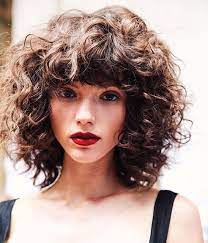 The voluminous curls make your face appear slim and long. Pin On Frange Bangs