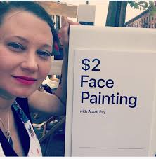 Practically free face paint in Park Slope 10am-5pm tomorrow June 23rd!!! $2  with Apple Pay! Stop by and say hi! Also vegan and specialty ice cream,  water bottles, reusable totes, succulents and