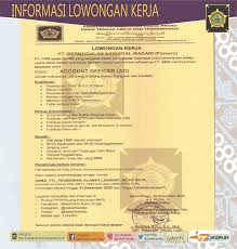 We did not find results for: Disnakertrans Lowongan Account Officer Di Pt Pnm Pt Mmi