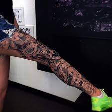 Pretty Leg Tattoo Leg Tattoos Women Sleeve Tattoos For Women Leg Tattoos