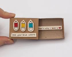 Cute Anniversary Card Romantic Love Card That S Why I Love You Matchbox Gift Box Message Box I See Your True Colors Matchbox Crafts Matchbox Matchbox Art