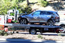 After a rollover accident involving golfer tiger woods along a road in the rancho palos verdes section of los angeles on tuesday, feb. Tiger Woods Car Crash Golfer Hospitalised After Serious Accident In California The Independent