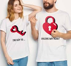 Video workout guides to help you maintain form and. The Key To Unlock My Heart Couple T Shirts Tenstickers