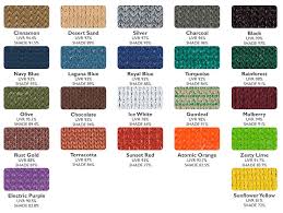 Shade Cloth Colours