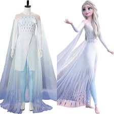 Frozen 2 Queen Ahtohallan Cave Elsa Snow Flake Dress Cosplay Costume Frozen Olafsfrozenadventure Fr In 2020 Frozen Elsa Dress Disney Princess Dresses Disney Dresses