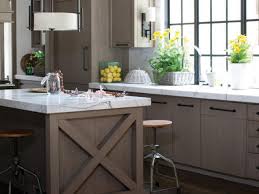 The wall that carves out the breakfast nook is a paint shade called soft sky by benjamin moore. Decorative Painting Ideas For Kitchens Pictures From Hgtv Hgtv