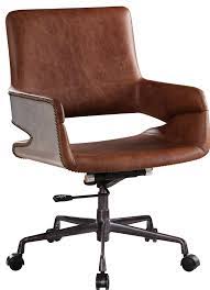 Product title walnew task chair desk chair mid back armless vanity. Benjara Faux Leather Upholstered Wooden Office Chair With Lift Mechanism Brown Wayfair